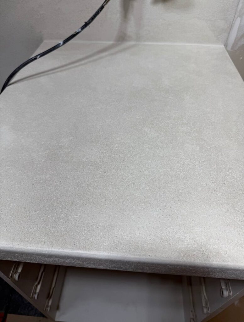 Microcement texture finish